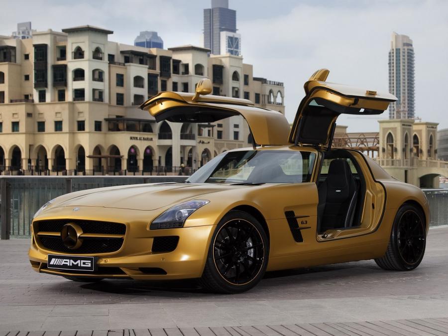  Mercedes-Benz SLS AMG Desert Gold 2010 года  (фото 20 из 29)